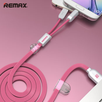 สายชาร์จ Remax 2 in 1 Iphone / Samsung